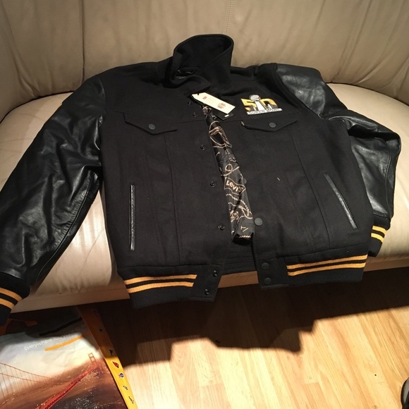 Black and yellow nfL Jacket