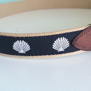 Cape Cod belt with sea shell design