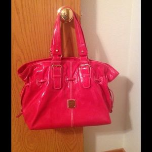 D & B Patent Leather Handbag. HOLD