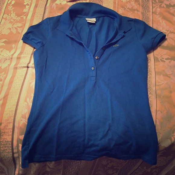 Lacoste royal blue polo