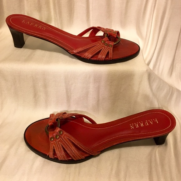 Ralph Lauren leather heels