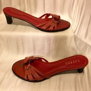 Ralph Lauren leather heels