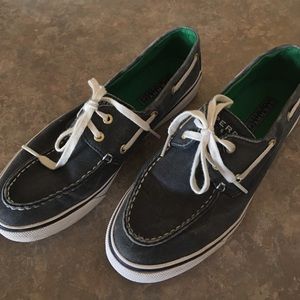 Sperry Topsider, Size 8, Navy Salt Washed