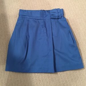 BCBGMAXAZRIA blue mini skirt