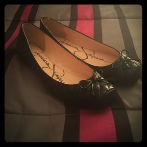 Jessica Simpson Black Ballet Flats