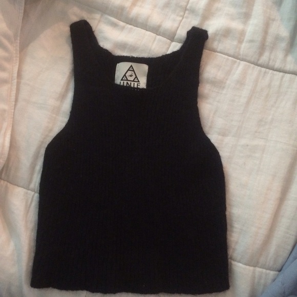 UNIF fuzzy crop top