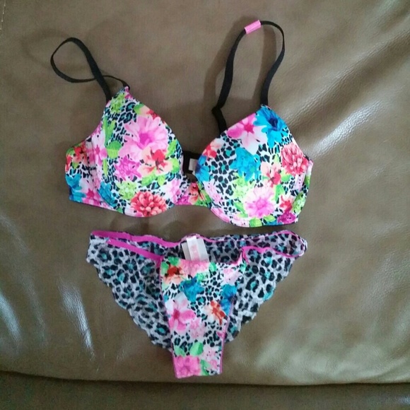 Victoria's Secret Other - Pink by Victoria's Secret Push Up Bra and bikini