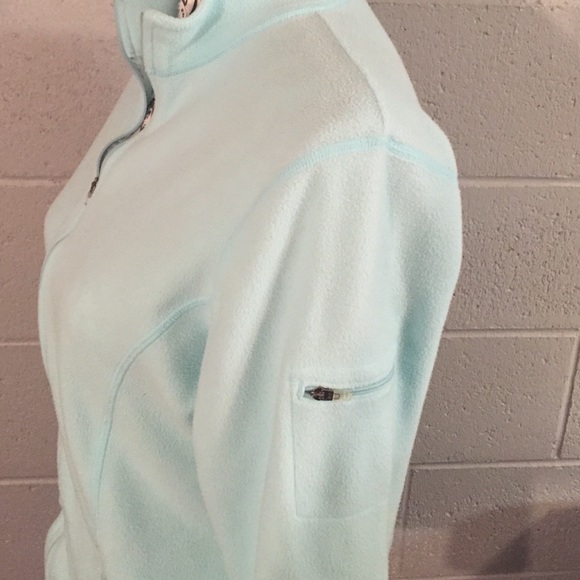 L.L Bean Active Fleece Jacket Light Blue - Picture 2 of 4