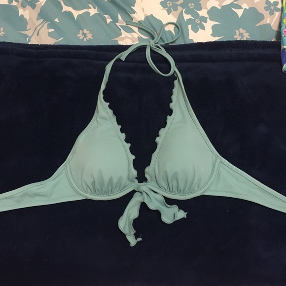 Victoria's Secret Sea Green Push Up Top