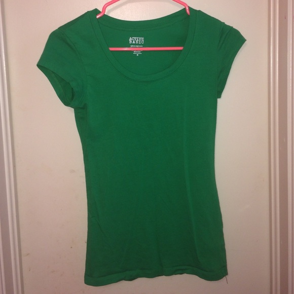 green t shirt