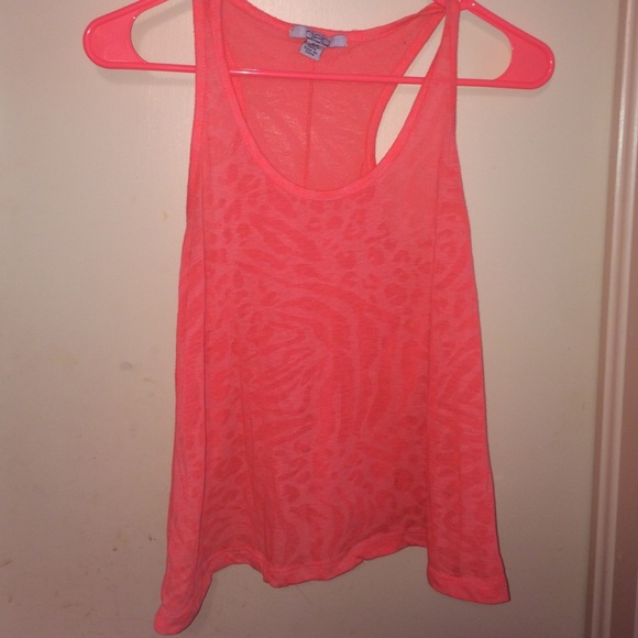 Orange/pink tank top