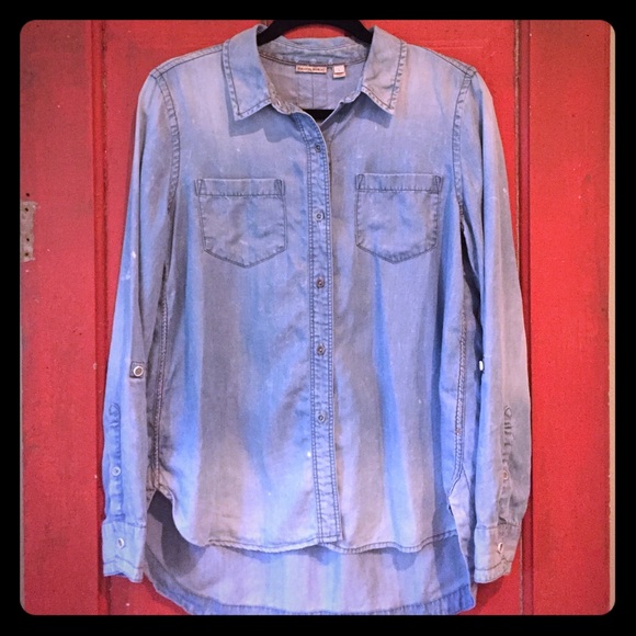 Anthropologie Denim Button Down