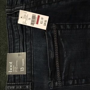 Blue Asphalt by Wet Seal boot cut jeans