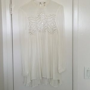 Free People lacy tunic