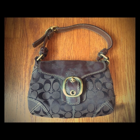 Brown coach bag