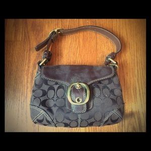 Brown coach bag