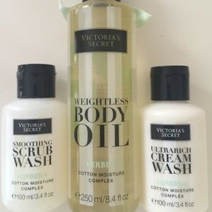Victoria's Secret Verbena Cotton Moisture set