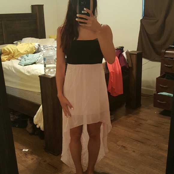 Strapless summer dress