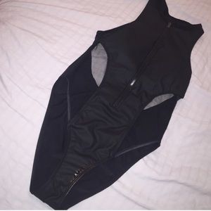 One Piece Bathing Suit (Part Mesh)