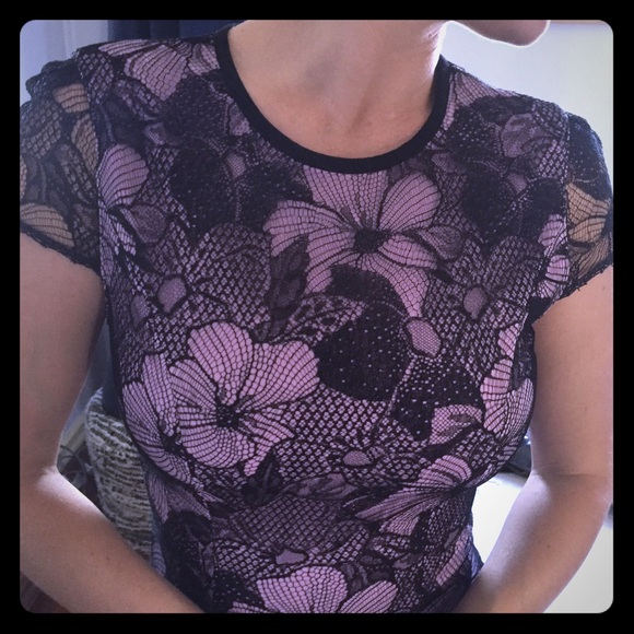 L'agence sweet lace cocktail dress