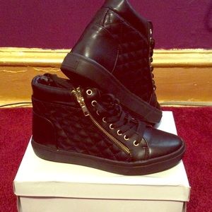 Black Hightop Sneakers