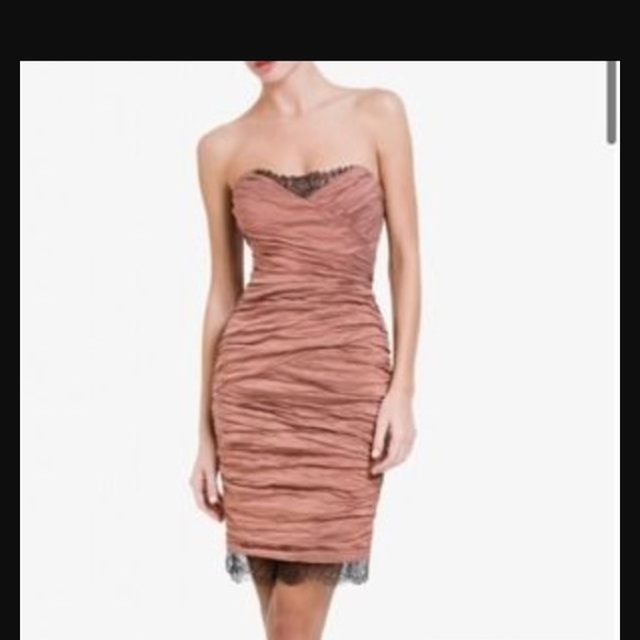 BCBG Max Azria ruched Rachael Dress NWT sz 0