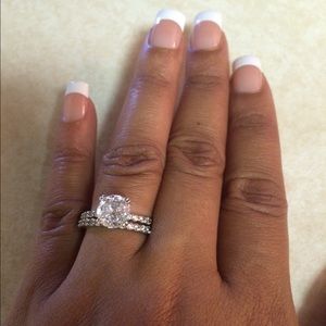 Charles Winston 3 Ring Wedding Set