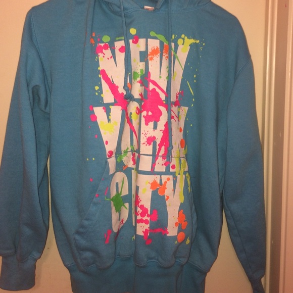 Blue NYC hoodie