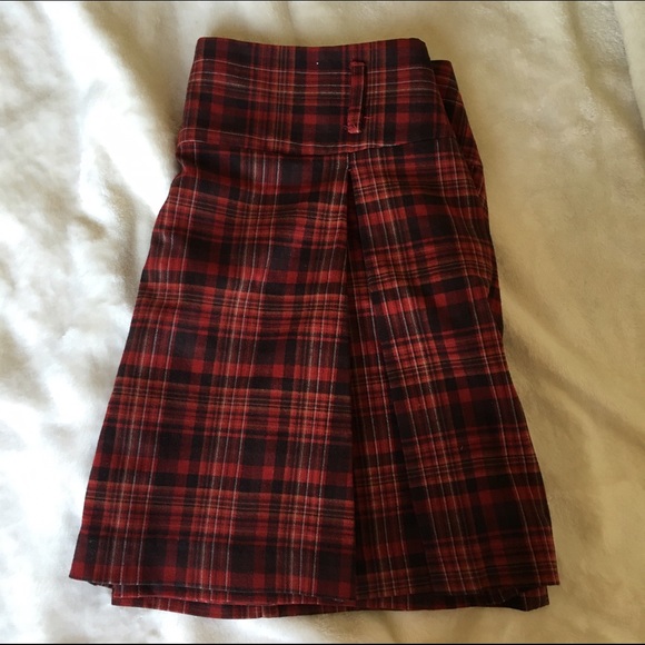 Vintage Plaid Skirt