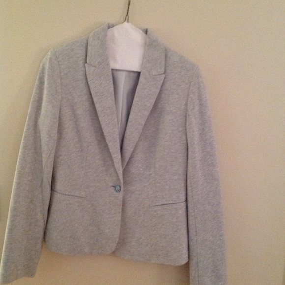 Jersey knit blazer