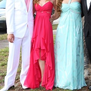 pink prom dress