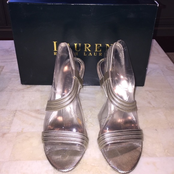 Ralph Lauren heels • with box • worn once