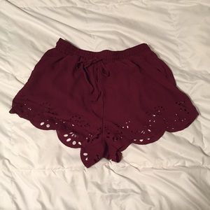 Flowy high waisted shorts