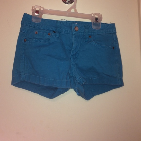 Blue jean shorts