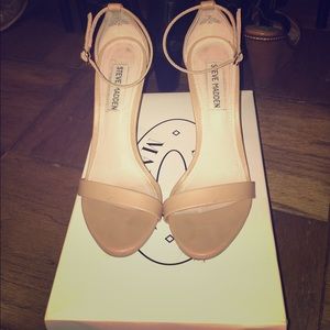 Steve Madden Stecy Heel (Natural Leather) -7