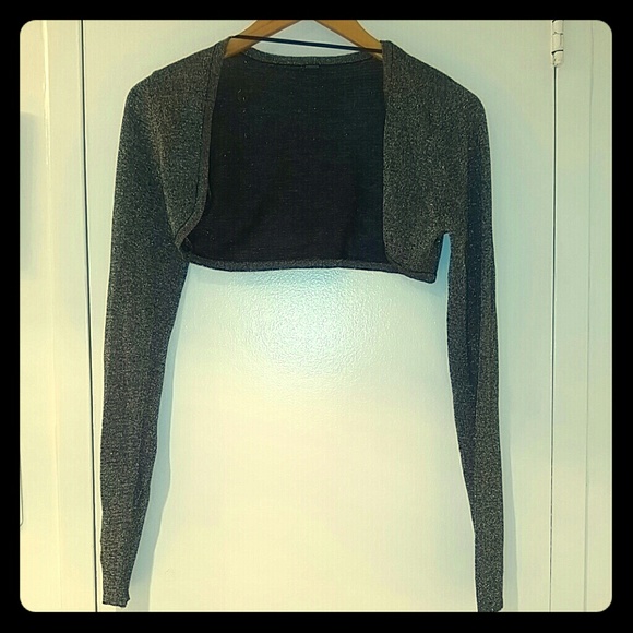 Black and gold sparkly mini cardigan - Picture 1 of 3