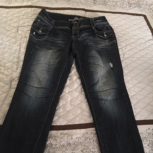 Straight leg jeans