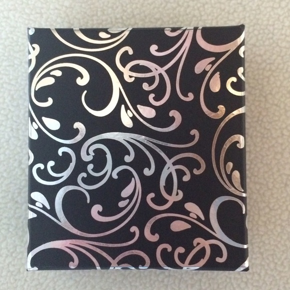 Peach/Pink Glitter Stud Earrings - Picture 3 of 3