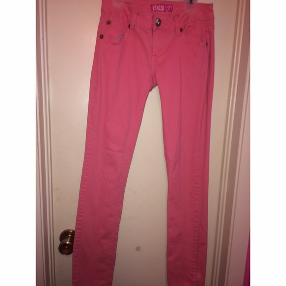Pink jeans