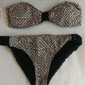 MINK PINK bathing suit. Top -M bottom -L