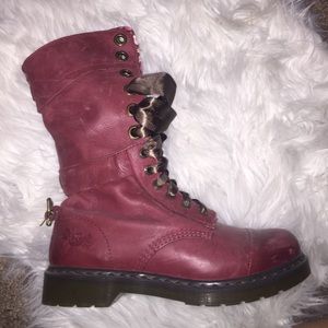 Red Dr. Martens!