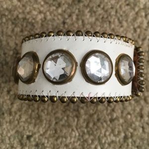Betsey Johnson Large Rhinestone Cuff