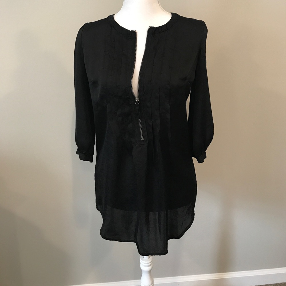 New York & Company Black Tunic, Size XS