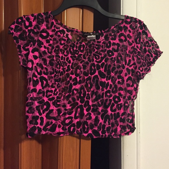 Cheetah crop top