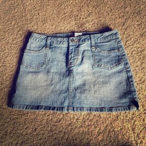 Mini Jean Skirt