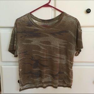 Army print shirt
