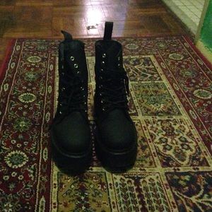 Dr.Marten platform combat boots- size 10