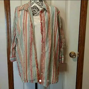 Alfred Dunner Plus Size One Piece Blouse Size 22W