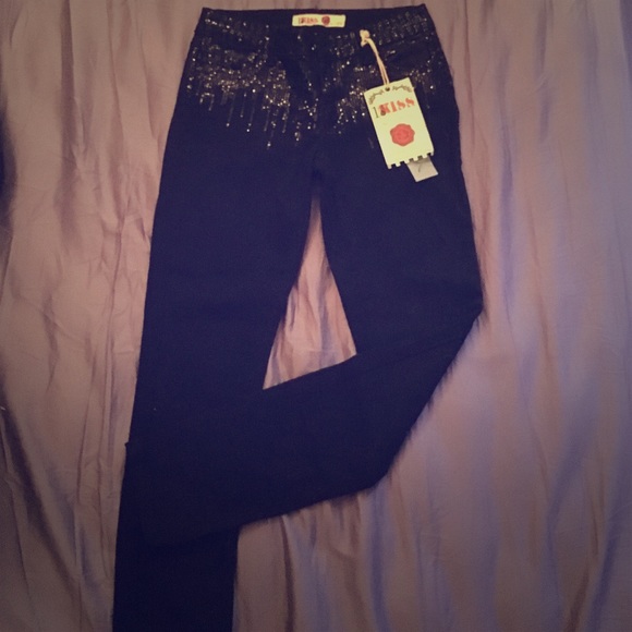 Black Jeans with Sequins