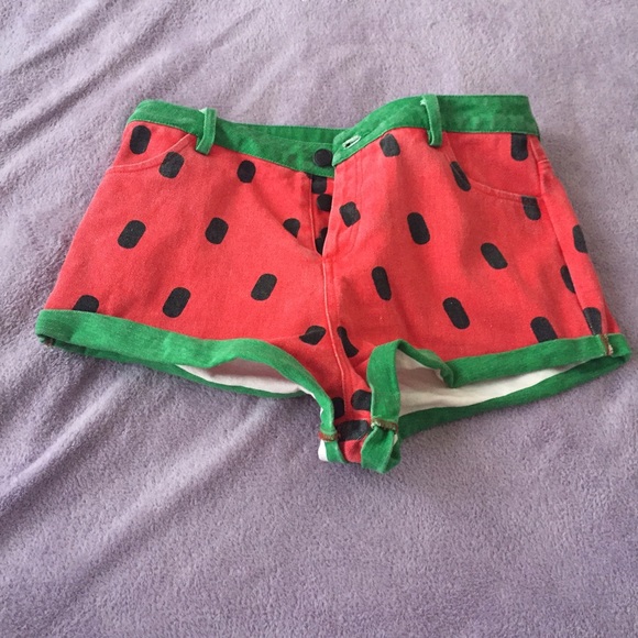 Watermelon or Strawberry Shorts Lazy Oaf